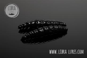 Libra Lures, Larva- Multi Cheese 125, 5x25mm,Black 040
